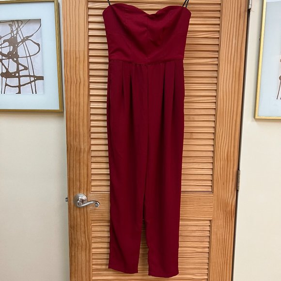 Forever 21 Pants & Jumpsuits Forever 2 Strapless Jumpsuit Poshmark